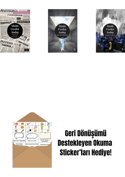 Müstear Zamanlar - 1 + Isa’nın Güncesi (Ciltli) + Gizli Emir (Ciltli) + Okuma Sticker'ları