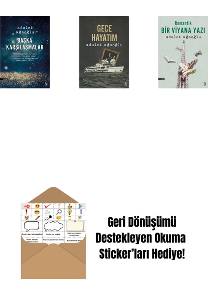 Başka Karşılaşmalar + Gece Hayatım + Romantik Bir Viyana Yazı + Okuma Sticker'ları