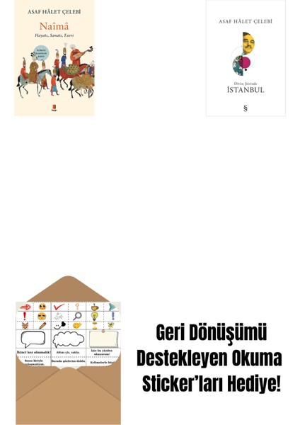 Naîmâ + Divan Şiirinde Istanbul + Okuma Sticker'ları