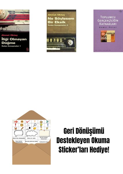 Iliği Olmayan Düğme + Ne Söylesem Bir Eksik + Toplumcu Gerçekçiliğin Kaynakları + Okuma Sticker'ları