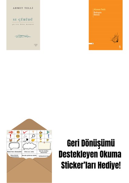 Su Çürüdü (Ciltli) + Bakışın Senin + Okuma Sticker'ları