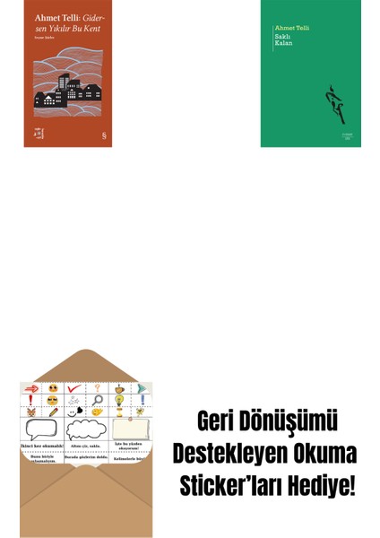 Everest Açıkhava 21 - Gidersen Yıkılır Bu Kent + Saklı Kalan + Okuma Sticker'ları