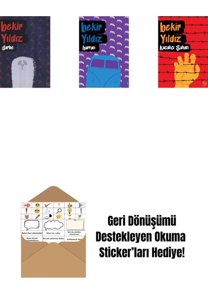 Darbe + Harran + Kaçakçı Şahan + Okuma Sticker'ları