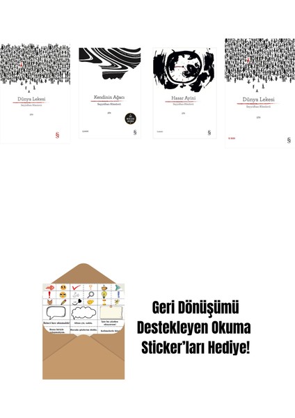 Seyyidhan Kömürcü 4 Kitap Set + Okuma Sticker'ları
