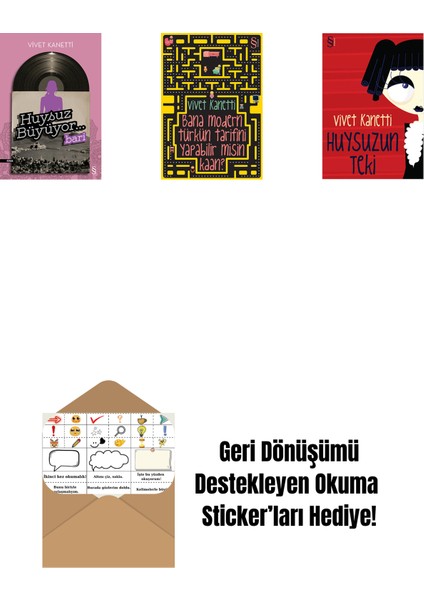 Huysuz Büyüyor... + Bana Modern Türkün Tarifini Yapabilir Misin Kaan? + Huysuzun Teki + Okuma Sticker'ları