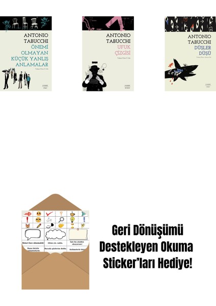 Önemi Olmayan Küçük Yanlış Anlamalar + Ufuk Çizgisi + Düşler Düşü + Okuma Sticker'ları
