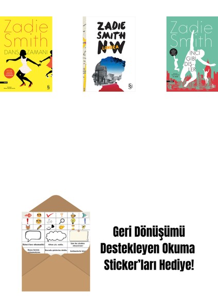 Dans Zamanı + Nw, Londra + Inci Gibi Dişler + Okuma Sticker'ları