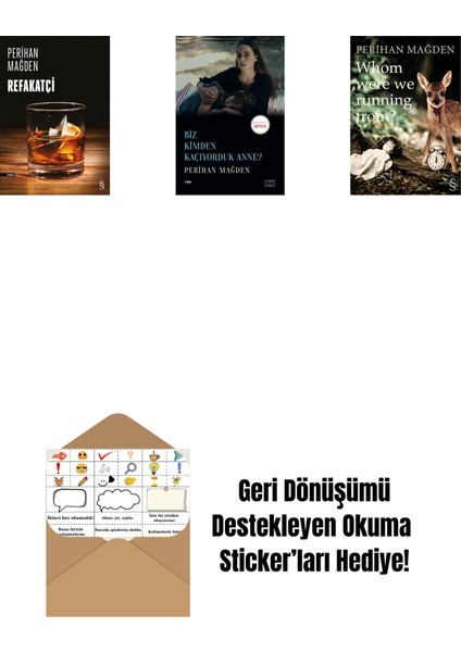 Refakatçi + Biz Kimden Kaçıyorduk Anne? + Whom Were We Running From? + Okuma Sticker'ları