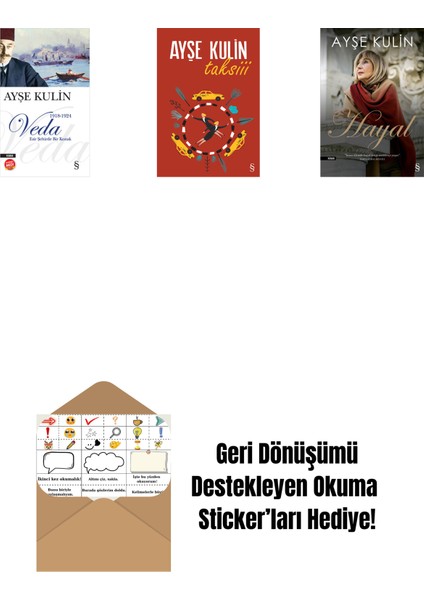 Veda (Midi Boy) + Taksiii + Hayal + Okuma Sticker'ları