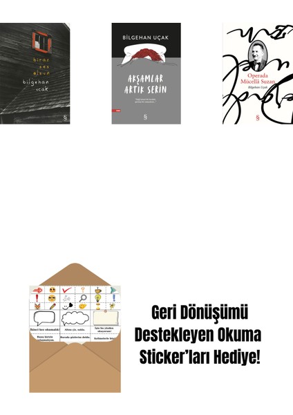 Biraz Ses Olsun + Akşamlar Artık Serin + Operada Mücellâ Suzan + Okuma Sticker'ları