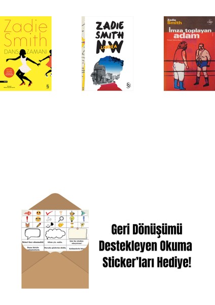 Dans Zamanı + Nw, Londra + Imza Toplayan Adam + Okuma Sticker'ları