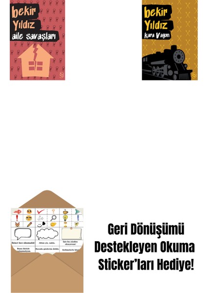 Aile Savaşları + Kara Vagon + Okuma Sticker'ları