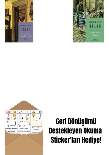 Ali Nizami Bey’in Alafrangalığı ve Şeyhliği (Kitap Boy) + Geçmiş Zaman Fıkraları + Okuma Sticker'ları