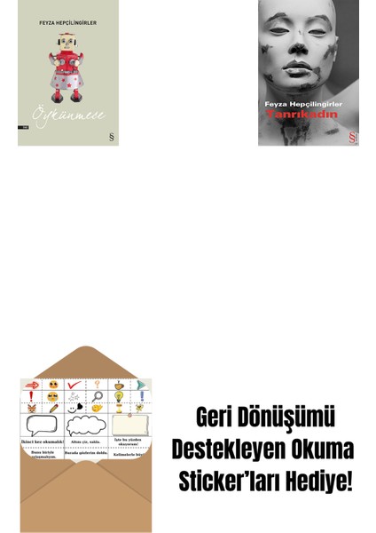 Öykünmece + Tanrıkadın + Okuma Sticker'ları