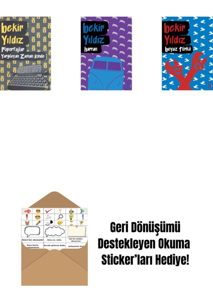 Röportajlar: Yargılayan Zaman Içinde + Harran + Beyaz Türkü + Okuma Sticker'ları