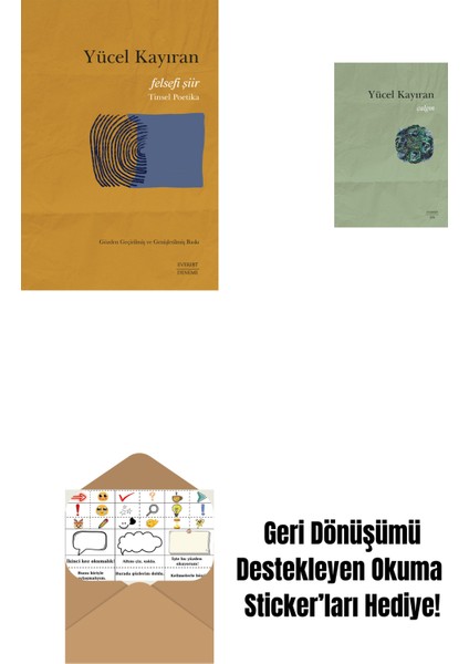 Felsefi Şiir - Tinsel Poetika + Çalgın + Okuma Sticker'ları