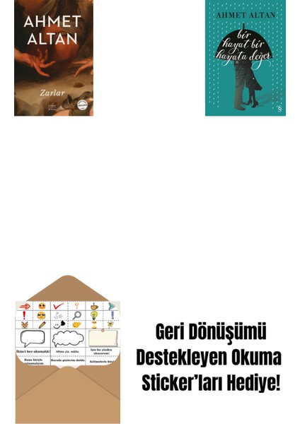 Zarlar + Bir Hayat Bir Hayata Değer + Okuma Sticker'ları