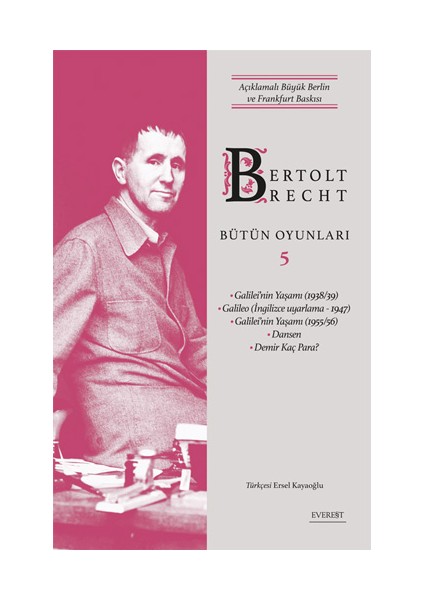 Üç Kuruşluk Opera + Bertolt Brecht - Bütün Oyunları 2 + Bertolt Brecht - Bütün Oyunları 5 (Ciltli) + Okuma Sticker'ları