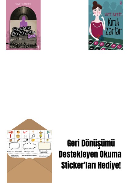 Huysuz Büyüyor... + Kırık Zarlar + Okuma Sticker'ları