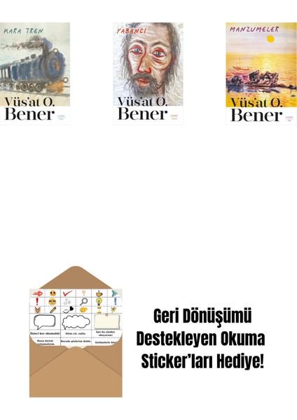Kara Tren + Yabancı + Manzumeler + Okuma Sticker'ları