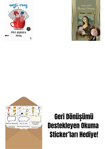 Aşkı Giyinen Adam + Mırmır Osman + Okuma Sticker'ları