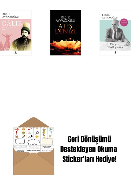 Gâlib - Kuğunun Son Şarkısı + Ateş Denizi + Dünyayı Güzelleştirmek + Okuma Sticker'ları