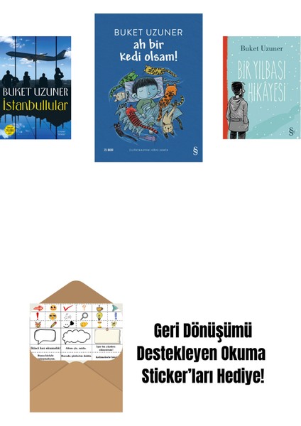 Istanbullular + Ah Bir Kedi Olsam! + Bir Yılbaşı Hikâyesi + Okuma Sticker'ları