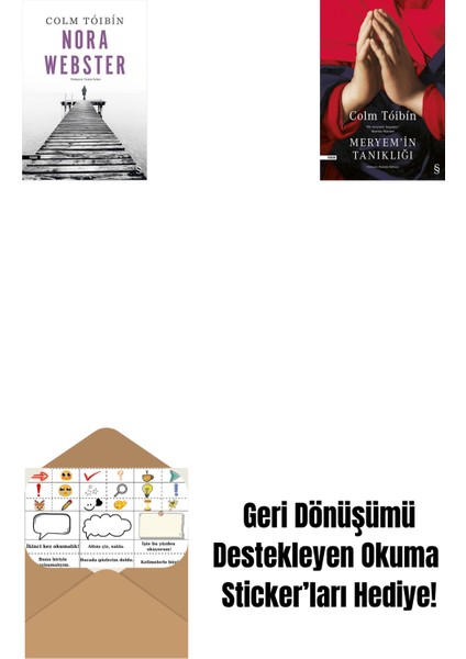 Nora Webster + Meryem'in Tanıklığı + Okuma Sticker'ları