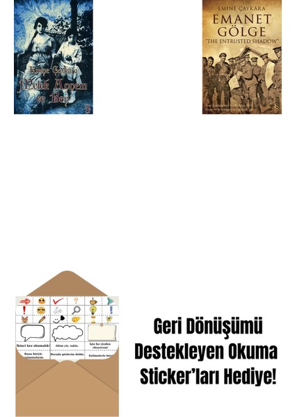 Melek Annem ve Ben + Emanet Gölge + Okuma Sticker'ları