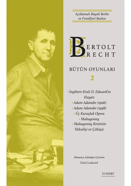 Üç Kuruşluk Opera + Bertolt Brecht - Bütün Oyunları 2 + Bertolt Brecht - Bütün Oyunları 3 (Ciltli) + Okuma Sticker'ları