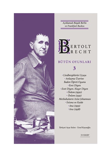 Üç Kuruşluk Opera + Bertolt Brecht - Bütün Oyunları 2 + Bertolt Brecht - Bütün Oyunları 3 (Ciltli) + Okuma Sticker'ları