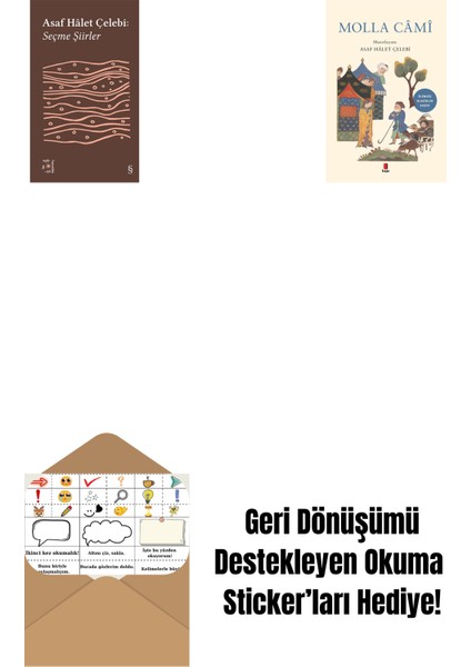 Everest Açıkhava 35 - Seçme Şiirler + Molla Câmî + Okuma Sticker'ları