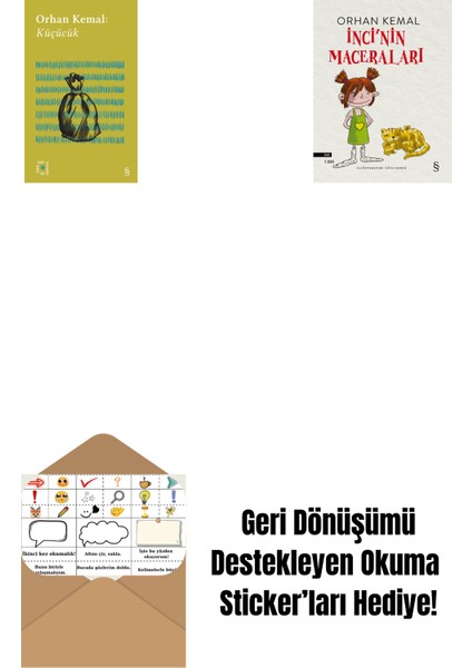 Everest Açıkhava 13 - Küçücük + Inci'nin Maceraları + Okuma Sticker'ları