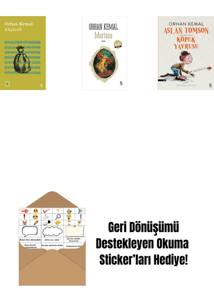 Everest Açıkhava 13 - Küçücük + Murtaza (Midi Boy) + Aslan Tomson - Köpek Yavrusu + Okuma Sticker'ları