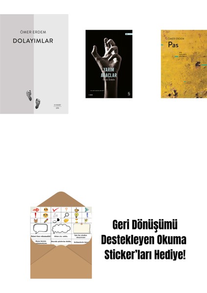 Dolayımlar + Yarım Ağaçlar + Pas + Okuma Sticker'ları