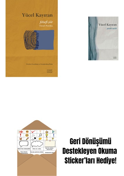 Felsefi Şiir - Tinsel Poetika + Poetik Varlık + Okuma Sticker'ları