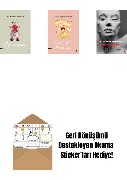 Öykünmece + Eski Bir Balerin + Tanrıkadın + Okuma Sticker'ları