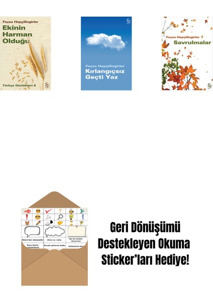 Ekinin Harman Olduğu + Kırlangıçsız Geçti Yaz + Savrulmalar + Okuma Sticker'ları