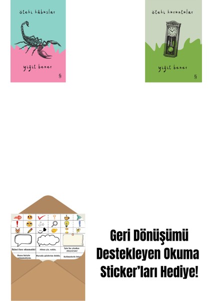 Öteki Kabuslar + Öteki Kuruntular + Okuma Sticker'ları