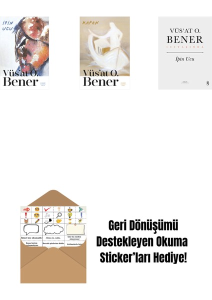 Ipin Ucu + Kapan + Ipin Ucu (Ciltli) + Okuma Sticker'ları