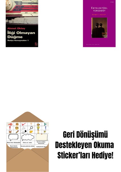 Iliği Olmayan Düğme + Entelektüel Tereddüt + Okuma Sticker'ları