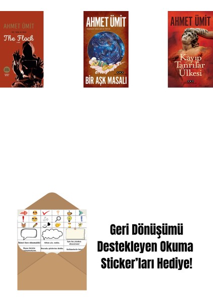 The Flock + Bir Aşk Masalı + Kayıp Tanrılar Ülkesi + Okuma Sticker'ları