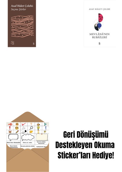Everest Açıkhava 35 - Seçme Şiirler + Mevlana'nın Rubaileri + Okuma Sticker'ları
