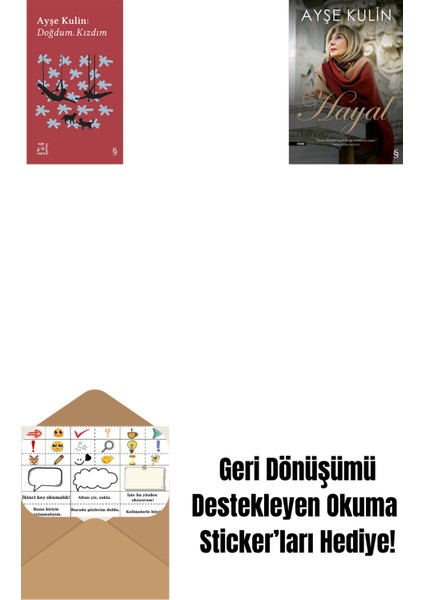 Everest Açıkhava 19 - Doğdum. Kızdım + Hayal + Okuma Sticker'ları