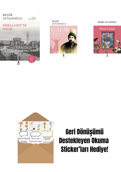 Dersaadet’i̇n Kalbi + Gâlib - Kuğunun Son Şarkısı + Öteki Canlar + Okuma Sticker'ları