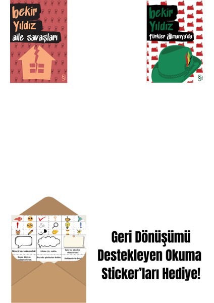 Aile Savaşları + Türkler Almanya'da + Okuma Sticker'ları