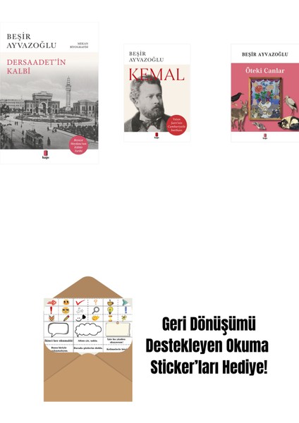Dersaadet’i̇n Kalbi + Kemal + Öteki Canlar + Okuma Sticker'ları