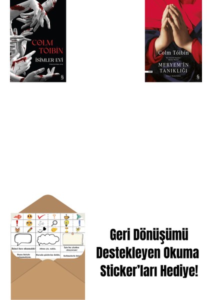 Isimler Evi + Meryem'in Tanıklığı + Okuma Sticker'ları