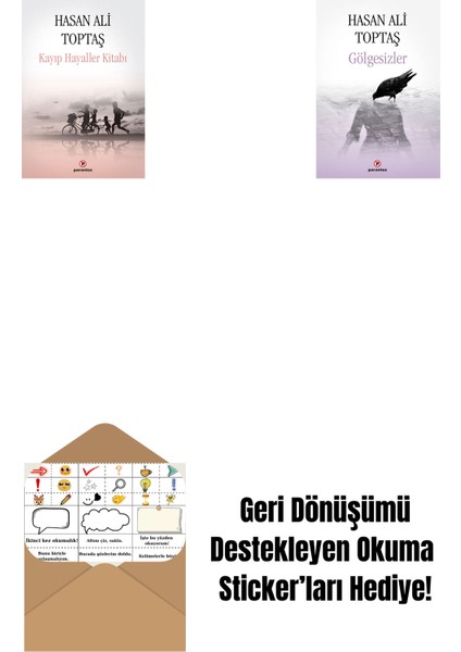 Kayıp Hayaller Kitabı + Gölgesizler + Okuma Sticker'ları