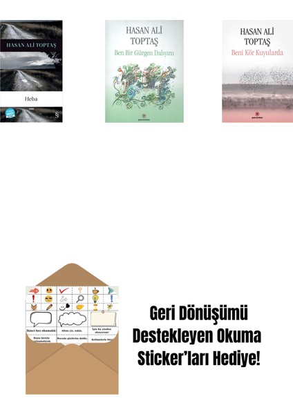 Heba (Midi Boy) + Ben Bir Gürgen Dalıyım + Beni Kör Kuyularda + Okuma Sticker'ları